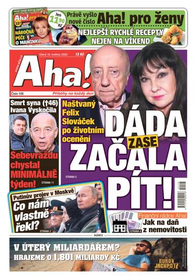 Aha! - 10.5.2022 - CZECH NEWS CENTER a. s.