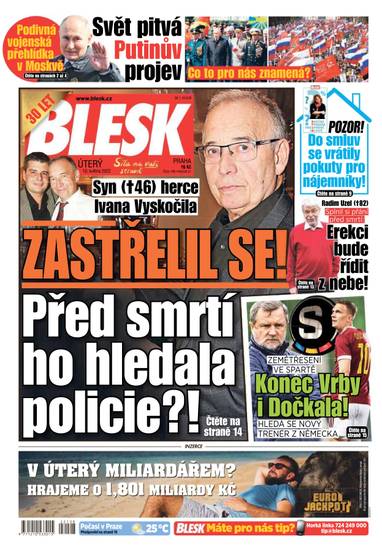 BLESK - 10.5.2022 - CZECH NEWS CENTER a. s.