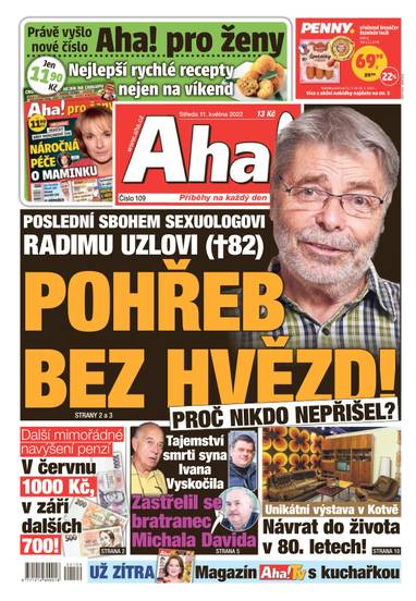 Aha! - 11.5.2022 - CZECH NEWS CENTER a. s.