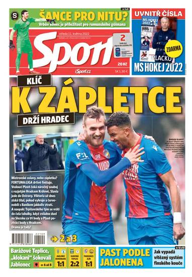 Sport - 11.5.2022 - CZECH NEWS CENTER a. s.