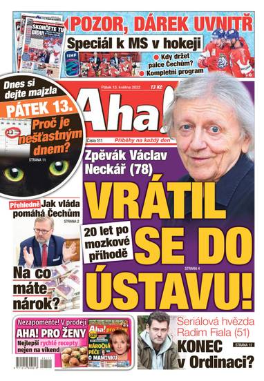 Aha! - 13.5.2022 - CZECH NEWS CENTER a. s.