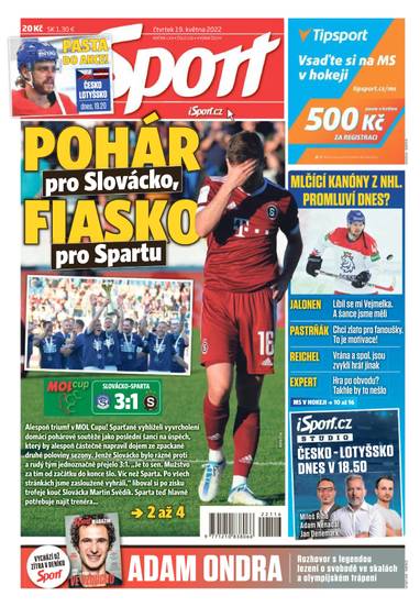 Sport - 19.5.2022 - CZECH NEWS CENTER a. s.