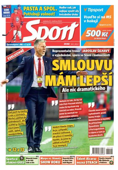 Sport - 21.5.2022 - CZECH NEWS CENTER a. s.