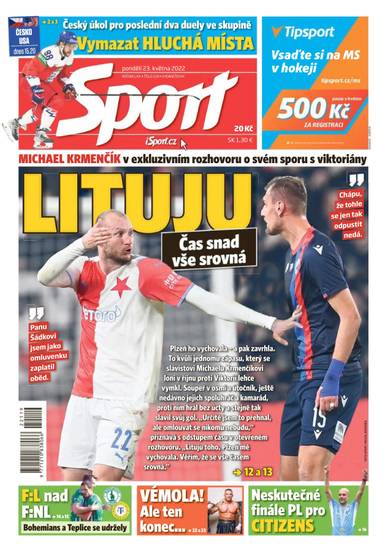 Sport - 23.5.2022 - CZECH NEWS CENTER a. s.