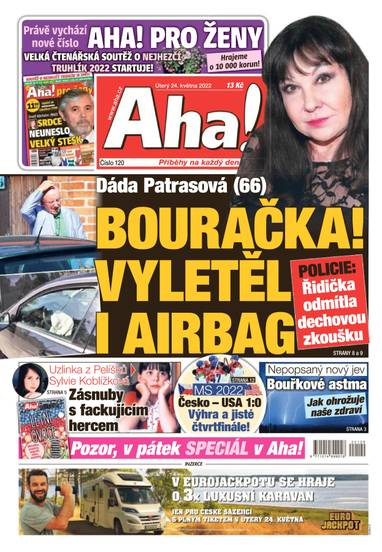 Aha! - 24.5.2022 - CZECH NEWS CENTER a. s.