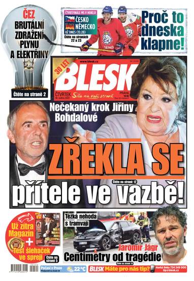 BLESK - 26.5.2022 - CZECH NEWS CENTER a. s.