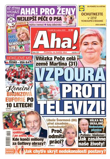 Aha! - 30.5.2022 - CZECH NEWS CENTER a. s.