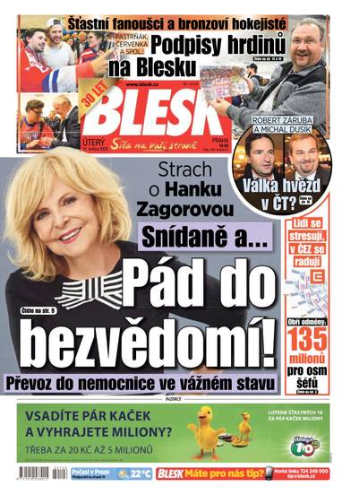 BLESK - 31.5.2022 - CZECH NEWS CENTER a. s.