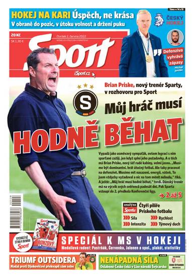 Sport - 2.6.2022 - CZECH NEWS CENTER a. s.