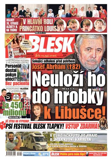 BLESK - 3.6.2022 - CZECH NEWS CENTER a. s.