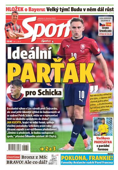 Sport - 4.6.2022 - CZECH NEWS CENTER a. s.