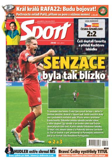 Sport - 6.6.2022 - CZECH NEWS CENTER a. s.