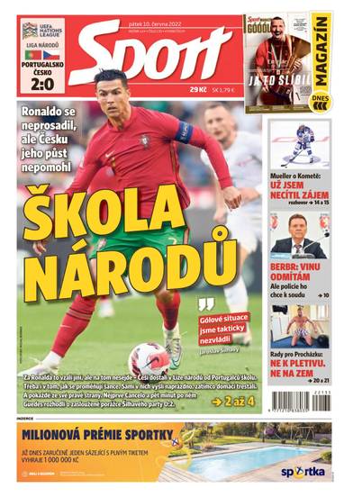 Sport - 10.6.2022 - CZECH NEWS CENTER a. s.