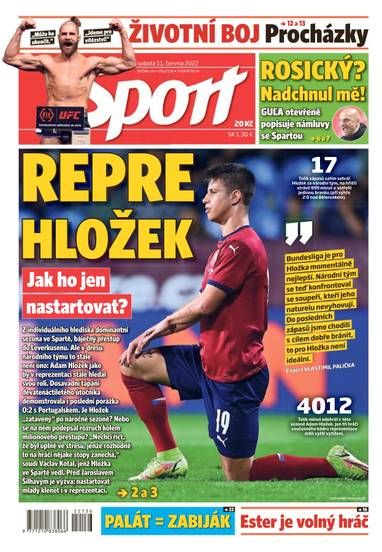 Sport - 11.6.2022 - CZECH NEWS CENTER a. s.