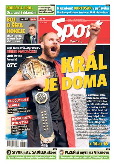 Sport - 14.6.2022 - CZECH NEWS CENTER a. s.
