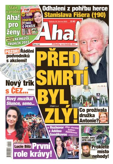 Aha! - 18.6.2022 - CZECH NEWS CENTER a. s.