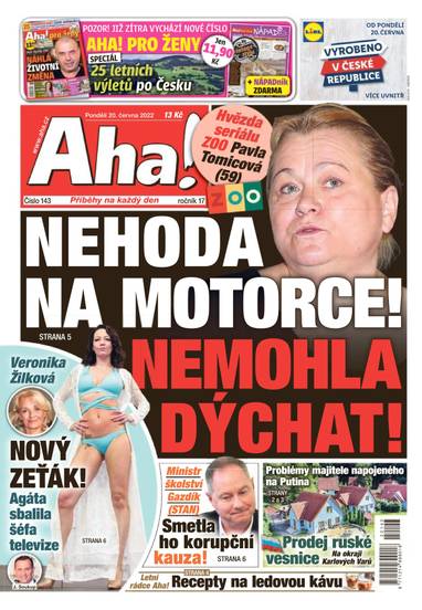 Aha! - 20.6.2022 - CZECH NEWS CENTER a. s.