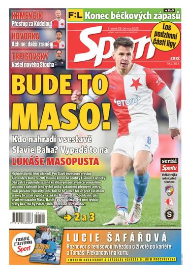 Sport - 23.6.2022 - CZECH NEWS CENTER a. s.