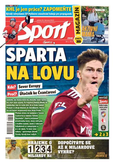 Sport - 24.6.2022 - CZECH NEWS CENTER a. s.