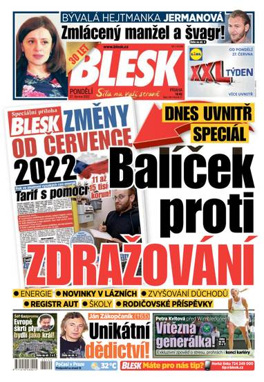 BLESK - 27.6.2022 - CZECH NEWS CENTER a. s.
