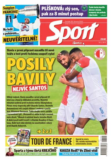 Sport - 30.6.2022 - CZECH NEWS CENTER a. s.