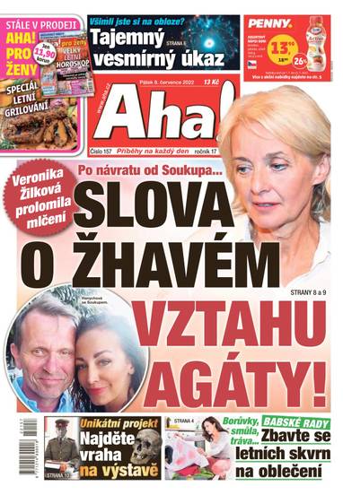 Aha! - 8.7.2022 - CZECH NEWS CENTER a. s.