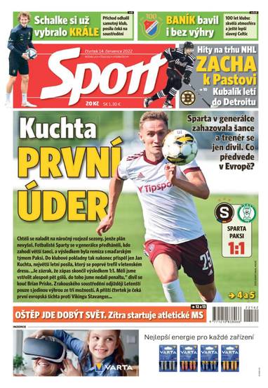 Sport - 14.7.2022 - CZECH NEWS CENTER a. s.