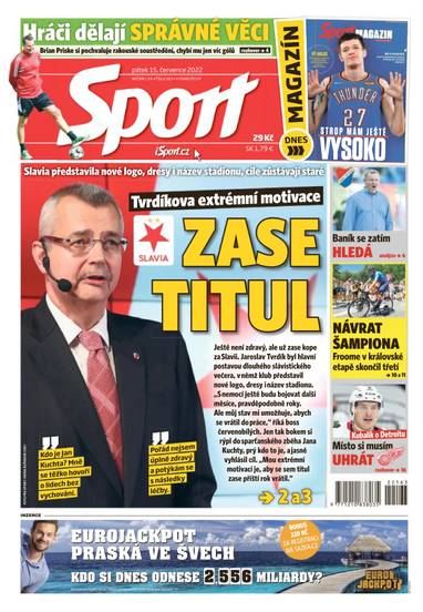 Sport - 15.7.2022 - CZECH NEWS CENTER a. s.