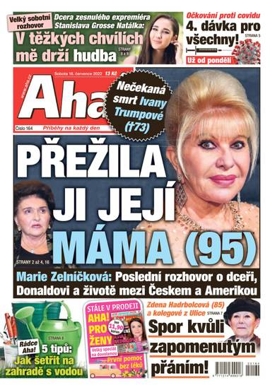 Aha! - 16.7.2022 - CZECH NEWS CENTER a. s.