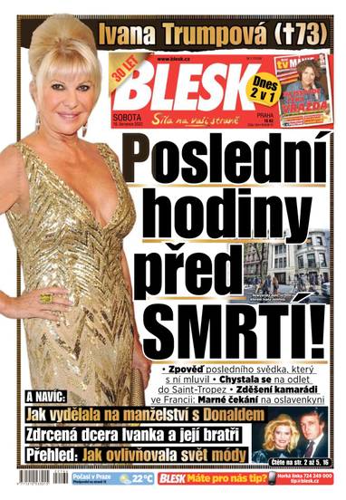 BLESK - 16.7.2022 - CZECH NEWS CENTER a. s.