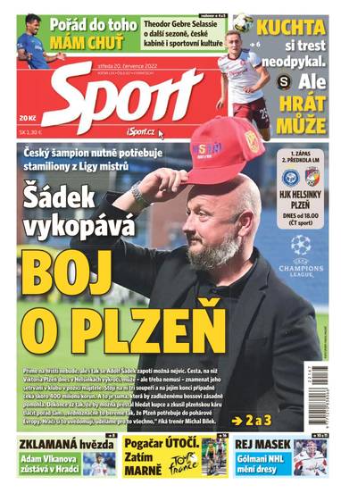 Sport - 20.7.2022 - CZECH NEWS CENTER a. s.