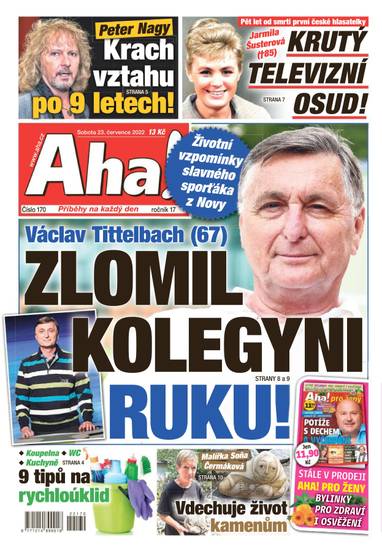 Aha! - 23.7.2022 - CZECH NEWS CENTER a. s.