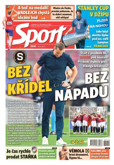 Sport - 23.7.2022 - CZECH NEWS CENTER a. s.