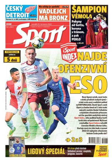 Sport - 25.7.2022 - CZECH NEWS CENTER a. s.
