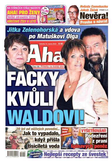 Aha! - 13.8.2022 - CZECH NEWS CENTER a. s.