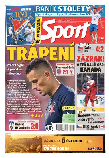 Sport - 19.8.2022 - CZECH NEWS CENTER a. s.