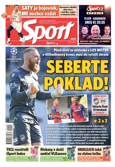 Sport - 23.8.2022 - CZECH NEWS CENTER a. s.