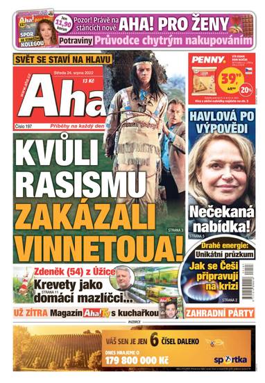 Aha! - 24.8.2022 - CZECH NEWS CENTER a. s.