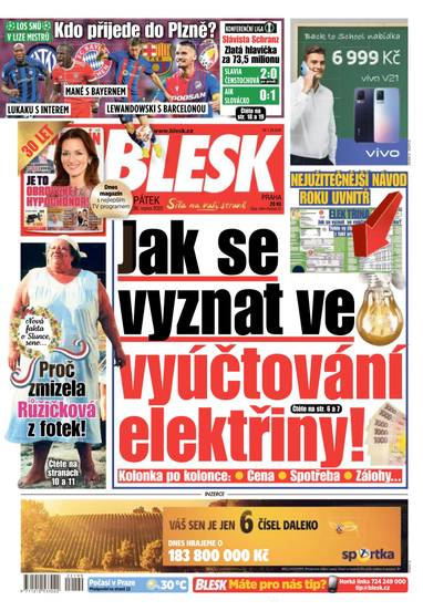 BLESK - 26.8.2022 - CZECH NEWS CENTER a. s.