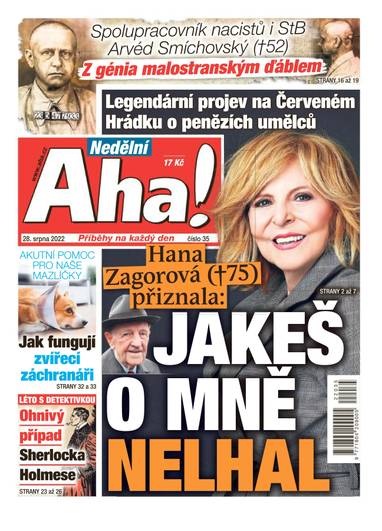 Nedělní Aha! - 35/2022 - CZECH NEWS CENTER a. s.