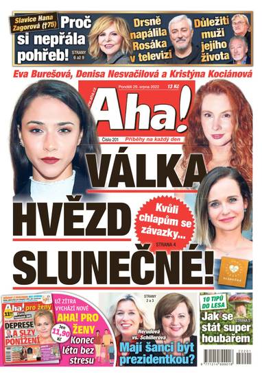 Aha! - 29.8.2022 - CZECH NEWS CENTER a. s.