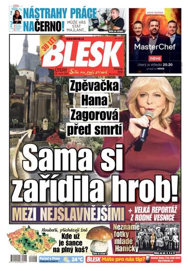 BLESK - 30.8.2022 - CZECH NEWS CENTER a. s.