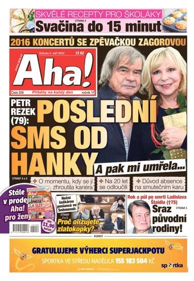Aha! - 3.9.2022 - CZECH NEWS CENTER a. s.