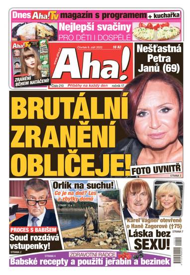 Aha! - 8.9.2022 - CZECH NEWS CENTER a. s.
