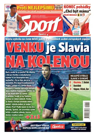 Sport - 10.9.2022 - CZECH NEWS CENTER a. s.