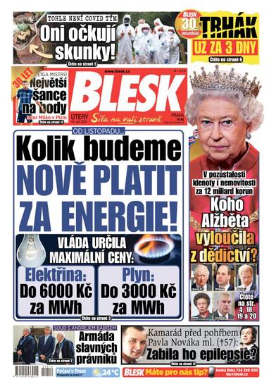 BLESK - 13.9.2022 - CZECH NEWS CENTER a. s.