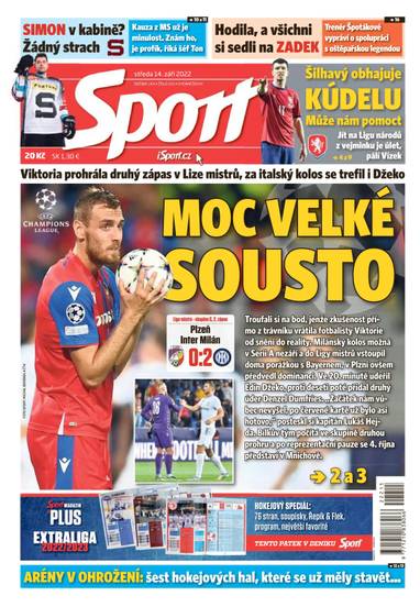 Sport - 14.9.2022 - CZECH NEWS CENTER a. s.