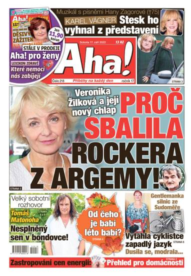 Aha! - 17.9.2022 - CZECH NEWS CENTER a. s.