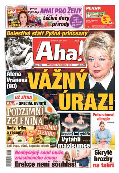 Aha! - 30.9.2022 - CZECH NEWS CENTER a. s.