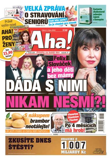 Aha! - 4.10.2022 - CZECH NEWS CENTER a. s.